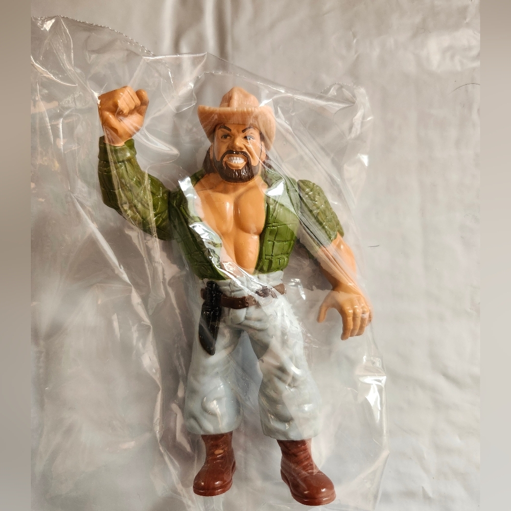 WWE WWF SKINNER Series 5 Cowboy Action Figure with Green Shirt Brown Boots Loose